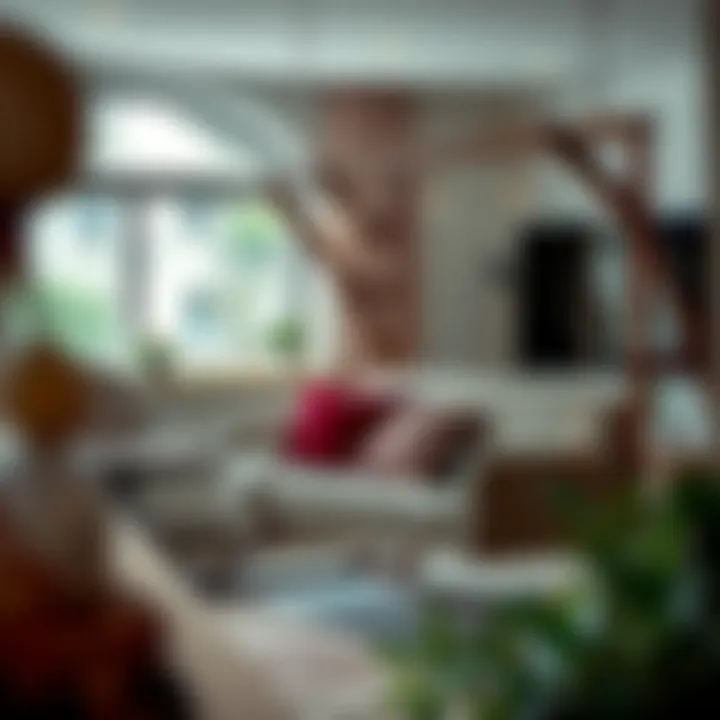 Different materials used for home swings displayed together