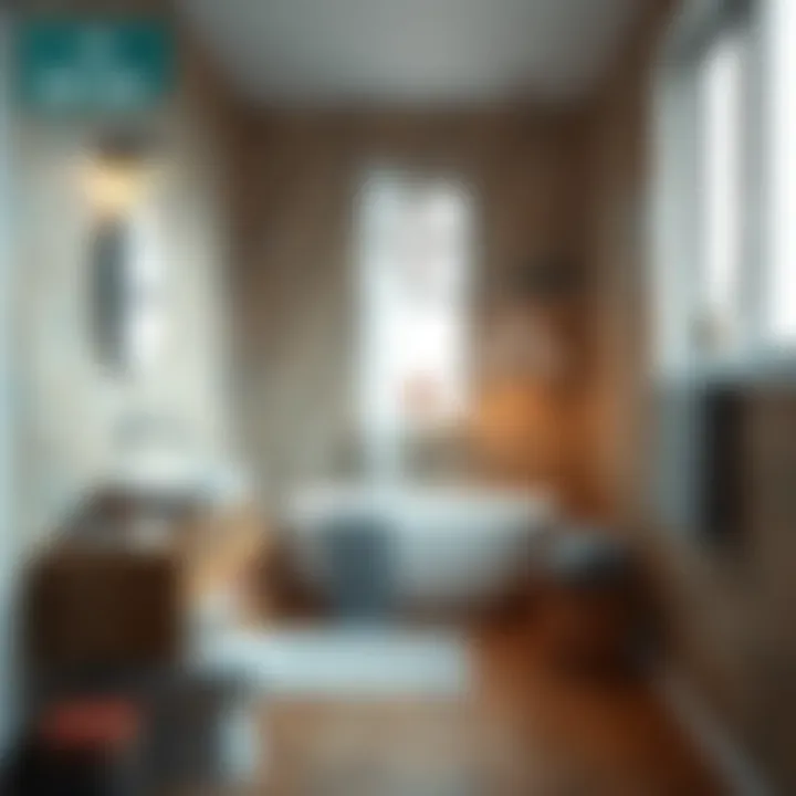 Before and after bathroom transformation using design program