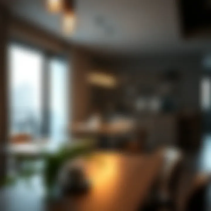 Atmospheric Dining with G 9 Bulbs Atmospheric lighting with G 9 bulbs in a dining area