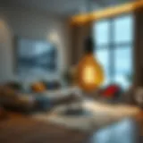 Contemporary G 9 Bulb in Modern Decor Contemporary G 9 bulb illuminating a modern living room