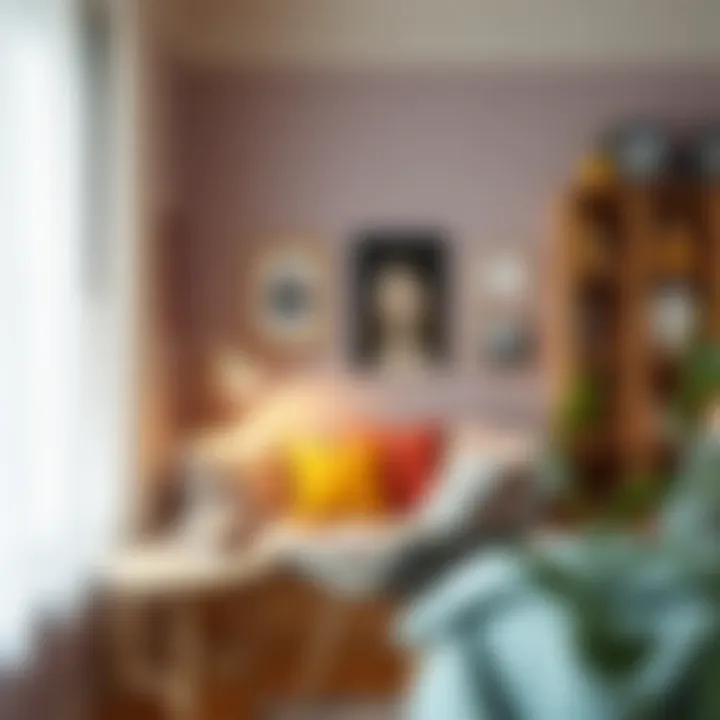 Cozy corner in a teen room featuring a reading nook and colorful accents