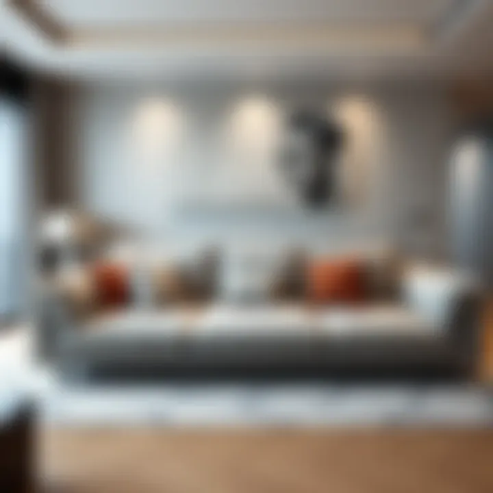 Elegant Design of Gray Sofa Bed Stylish gray sofa bed in a modern living room