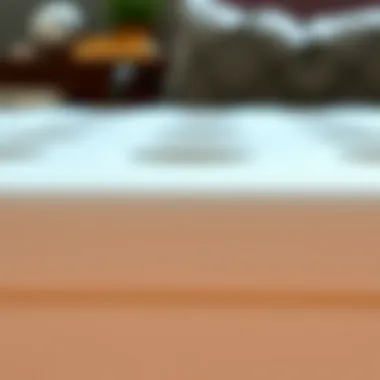 Understanding High-Density Foam Quality Close-up of high-density foam showcasing its texture and quality.