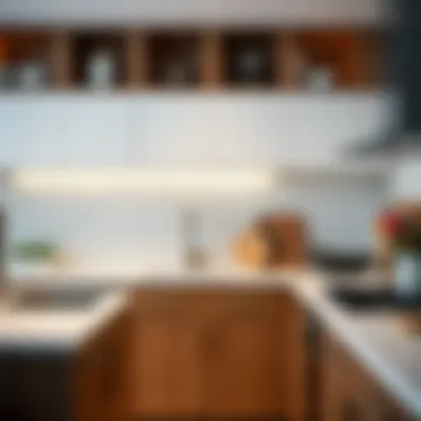 The Essence of Quality in Kitchen Cabinetry Close-up of high-quality materials used in multifunctional kitchen cabinets