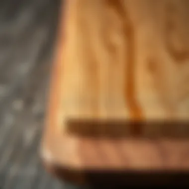 Premium Quality Wooden Board A close-up of high-quality wooden board with natural finish