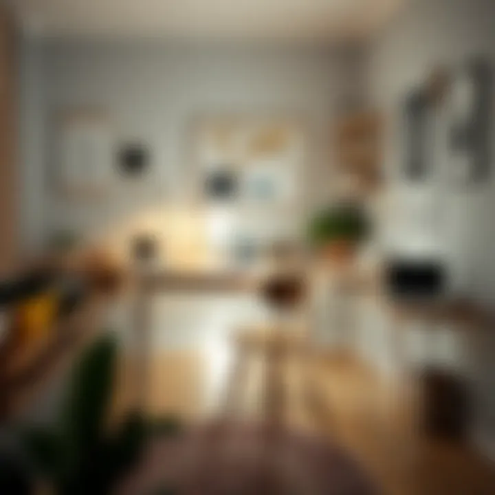 A cozy homework corner featuring a functional study table and creative decor