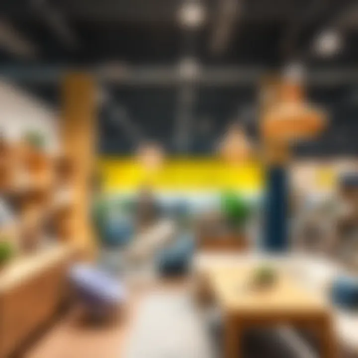 Interior Design at IKEA Interior design display within an IKEA store