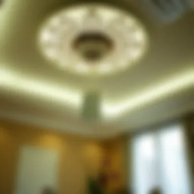 Innovative design styles of lighted ceiling ornaments