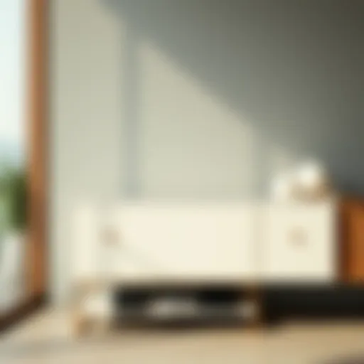 Contemporary shoe rack design showcasing sleek lines and minimalistic aesthetics