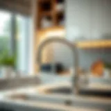 Elegant kitchen faucet design showcasing modern aesthetics
