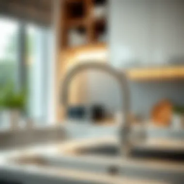 Elegant kitchen faucet design showcasing modern aesthetics
