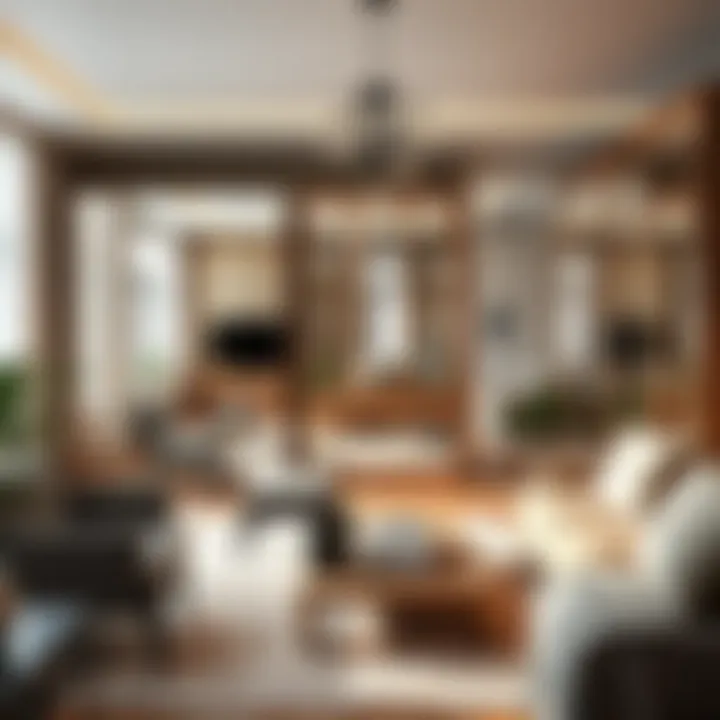 Diverse Koçtaş Wardrobe Styles Elegant interior showcasing various Koçtaş mirrored wardrobe designs