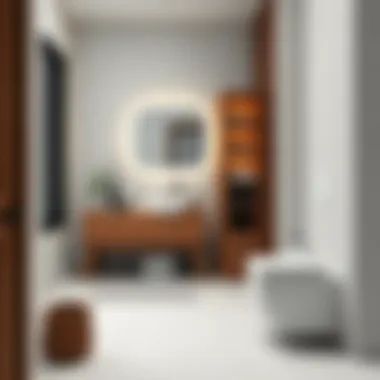 Functional Storage Solutions in Contemporary Bathrooms Modern bathroom decor with functional storage solutions