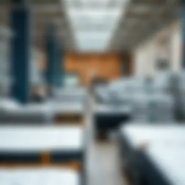 Variety of mattress options emphasizing quality and variety