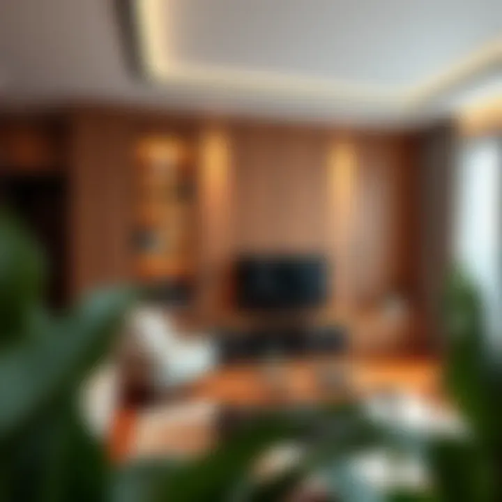 Innovative design showcasing Koçtaş wooden panels in a contemporary home