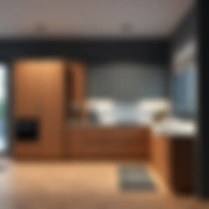 Stylish storage solutions within a contemporary kitchen