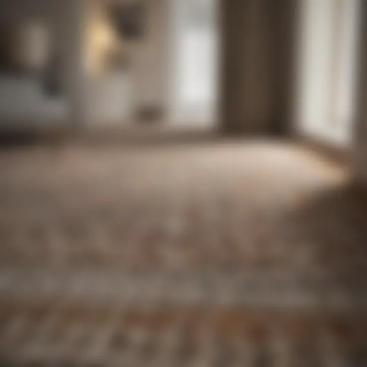 Various carpet types suitable for corridors