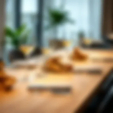 Enhancing Table Presentations with Fabric Napkins Neatly placed fabric napkins enhancing a table setting