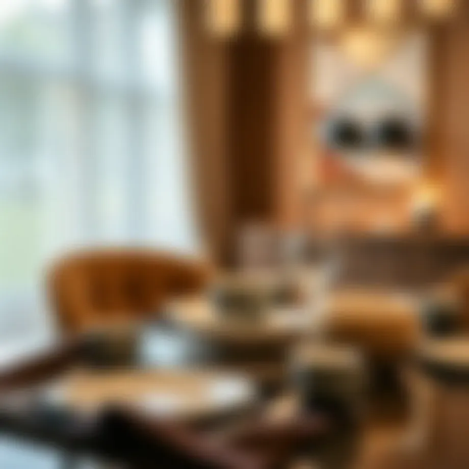 Elegant dining setup featuring Kütahya Yasemin dinnerware