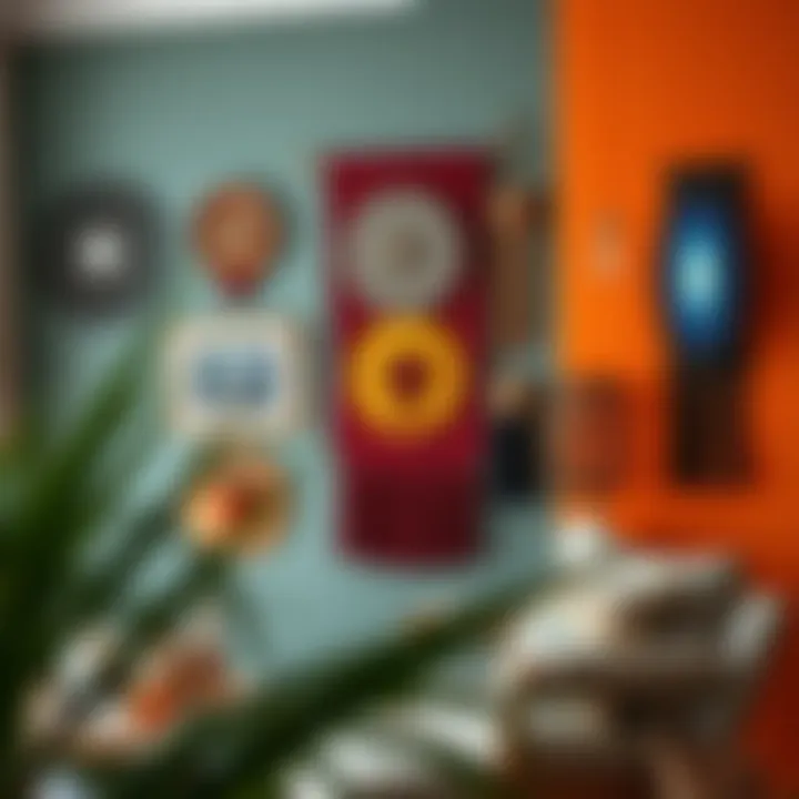 Bold Wall Hangings Bold wall hangings that express personal style