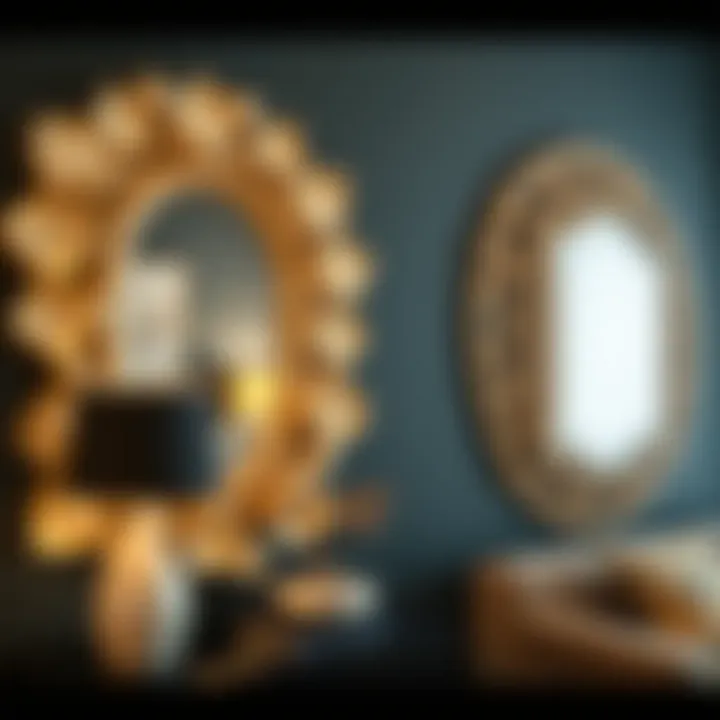 Stylish Decorative Mirrors Stylish decorative mirrors adding depth to a room