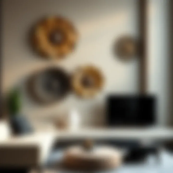 Unique Wall Sculptures Unique wall sculptures creating a focal point