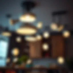 Various LED spot lights showcasing different designs