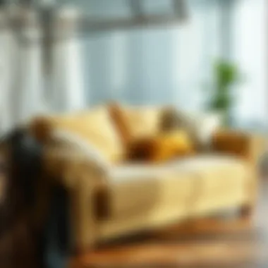 Market analysis chart for sponge couch cover prices