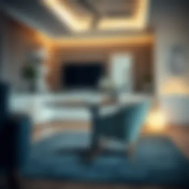 Innovative Comfort for Interior Design Innovative design of under-table foot extensions enhancing user experience