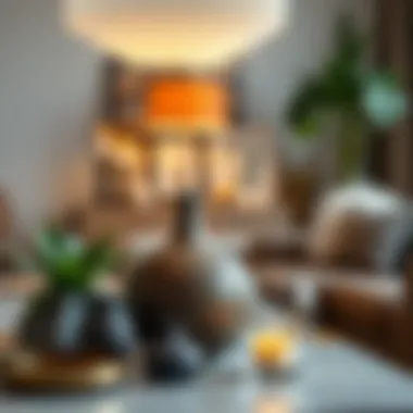 Stylish table accessories enhancing home aesthetics