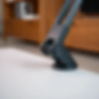 Close-up of a modern height adjustment mechanism