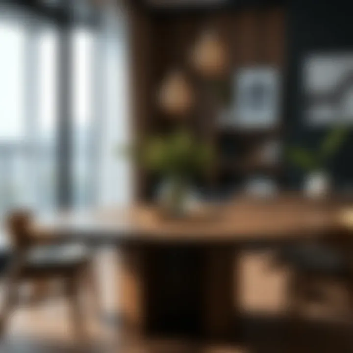 Elegant Wooden Tabletop Design Elegant wooden tabletop design showcasing modern aesthetics