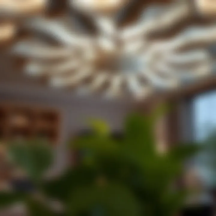 Materials used in crafting illuminated ceiling art