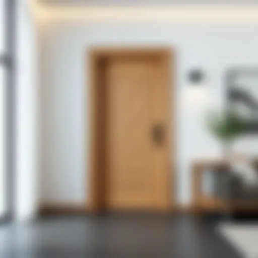 Elegant MDF door design showcasing modern aesthetics