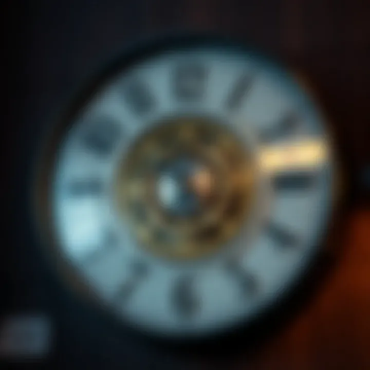 The Art of Mechanical Wall Clocks Intricate mechanical wall clock with visible gears