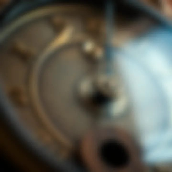 Timeless Craftsmanship and Detail Close-up of clock face showcasing craftsmanship