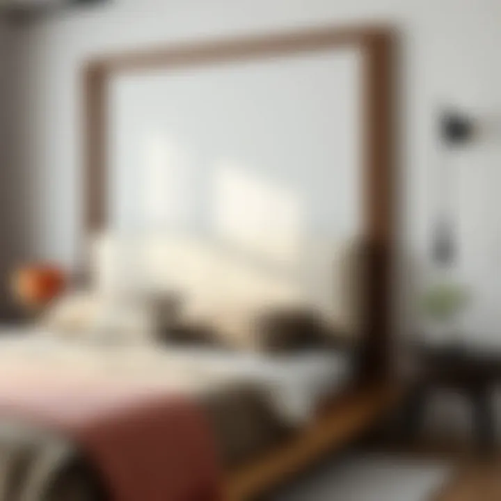 Contemporary materials used for headboard design