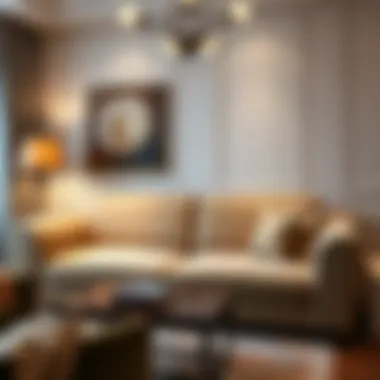 Sophisticated Sofa Cover Design Elegant modern sofa cover in a stylish living room decor