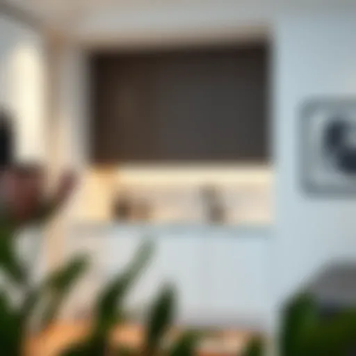 Elegant Kitchen Corner Cabinet Elegant kitchen corner cabinet design showcasing sleek lines and modern aesthetics