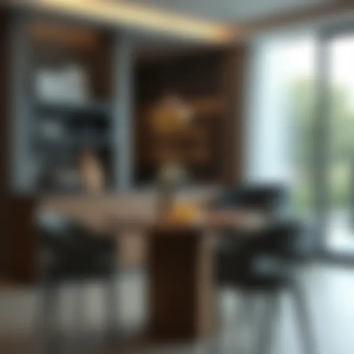 Functional bar table used for casual dining