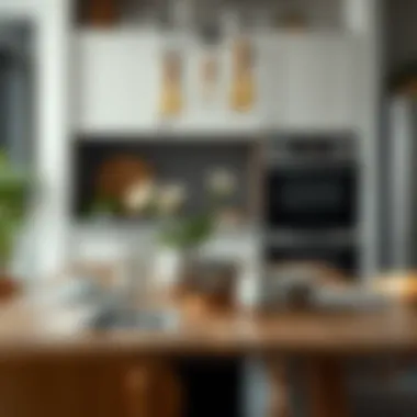 Stylish Kitchen Table Centerpiece Stylish kitchen table centerpiece with decorative elements