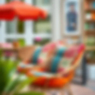 Vibrant Touch: Colorful Novussi Chair Cushions Colorful novussi chair cushions adding vibrance