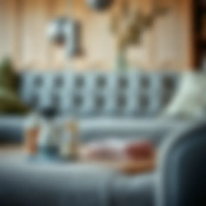 Selection of cleaning products suitable for nubuck furniture