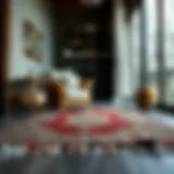 Traditional rug showcasing intricate patterns