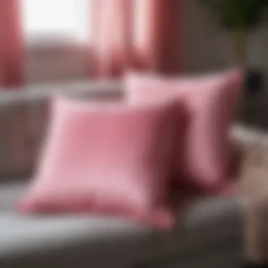 Trendy designs of pink cushion covers for modern interiors