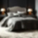 Elegant pike bedspread showcasing intricate patterns