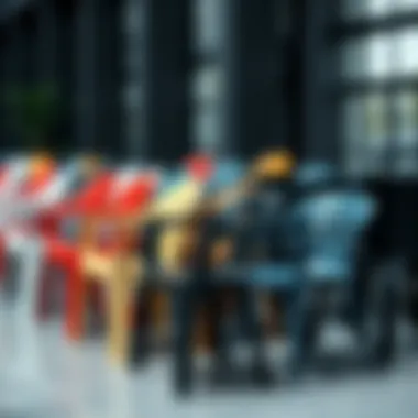 Variety of Plastic Chair Designs Variety of plastic chairs showcasing different designs