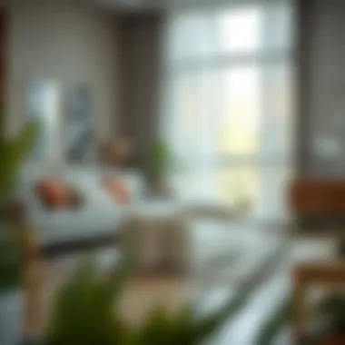 Stylish Plastic Chair in Modern Living Room Stylish plastic chair in a modern living room