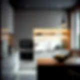 Modern kitchen cabinets showcasing sleek design