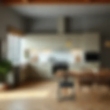 Stylish Kitchen Layout with Customization Stylish kitchen layout with customized cabinets